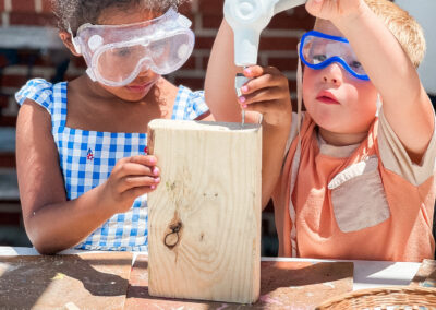 St Louis Christian School, St Louis Forest School, wood working in St Louis